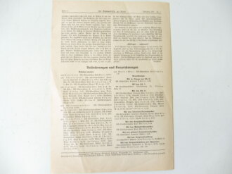 " Die Westmark SA zur Front" Folge 1 vom Januar/Februar 1941. DIN A4, 4 Seiten