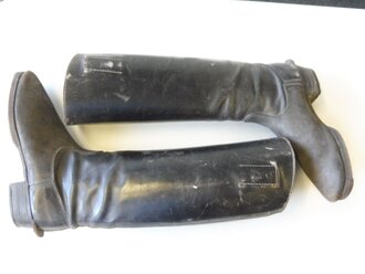 Paar Stiefel für Berittene, Hersteller Rieker, Sohlenlänge 29cm, guter Zustand, Leder weich