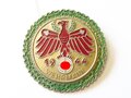 Standschützenverband Tirol-Vorarlberg. Gaumeisterabzeichen "Wehrmann" in Gold 1944