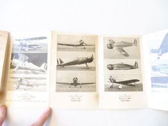 Die wichtigsten italienischen Frontflugzeuge, Faltkarte datiert 1940