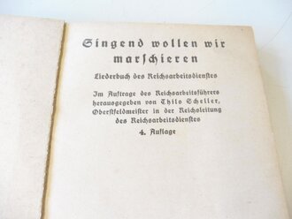 Liederbuch Reichsarbeitsdienst, 210 Seiten, komplett