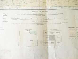 Deutsche Heereskarte Socna 67 x 77 cm, nach dem Krieg Rückseitig nochmals bedruckt " Schwerter zu Pflugscharen"