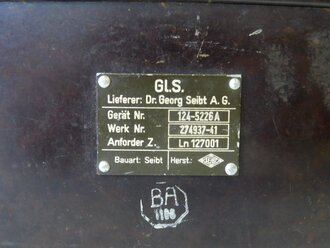 Glimmröhrensummer Luftwaffe ( Morseübungsgerät ), optisch einwandfreier Zustand, innen restauriert. Funktion nicht geprüft