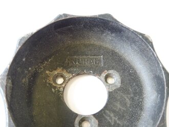 Einstellknopf Leichtmetall für Funkgerät der Wehrmacht. Originallack, Durchmesser 59 mm