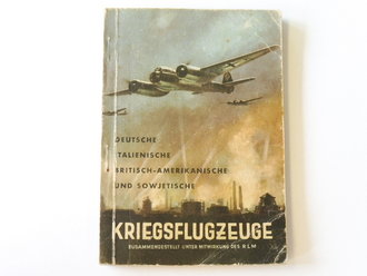 Deutsche, Italienische, Britisch-Amerikanische und Sowjetische Kriegsflugzeuge, 166 Seiten, datiert 1942. Kleinformatig