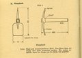 Pionier Klapphacke datiert 1939, ungereinigtes Stück