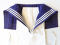 Kriegsmarine Hemdenkragen, so zum blauen Hemd und auf befehl auch zum Arbeitshemd getragen. Neuwertiges Stück