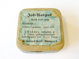 Pack " Jod-Katgut " datiert 1940, wohl ungeöffnet