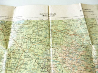 Landkarte Leningrad Nur für den Dienstgebrauch