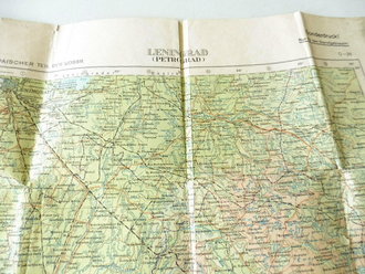 Landkarte Leningrad  " Nur für den...