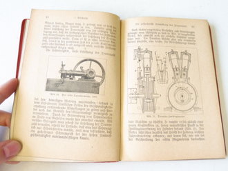 "Der Flugmotor" Illustrierte Taschenbücher für die Jugend, wohl um die Zeit des 1. Weltkrieges. Kleinformat, 107 Seiten