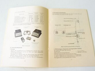 REPRODUKTION Elektrischer Höhenmesser FuG 101 . DIN A5 20 Seiten plus Anlagen