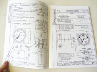 REPRODUKTION RLM Datenblätter Band 1, Triebwerküberwachungsgeräte. DIN A5, 62 Seiten