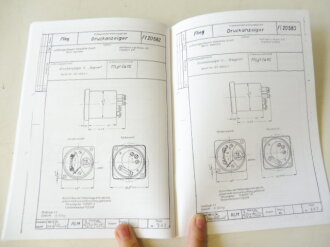 REPRODUKTION RLM Datenblätter Band 1, Triebwerküberwachungsgeräte. DIN A5, 62 Seiten