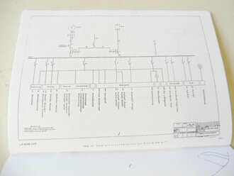 REPRODUKTION Ta152 H-0 und H-1, Vorläufiges Flugzeug Handbuch. Elektrisches Bordnetz Beschreibung. DIN A5, 29 Seiten + Anlagen