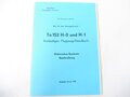 REPRODUKTION Ta152 H-0 und H-1, Vorläufiges Flugzeug Handbuch. Elektrisches Bordnetz Beschreibung. DIN A5, 29 Seiten + Anlagen