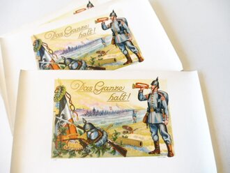 Kaiserreich, Etikett für eine Zigarrenkiste  15,5 x 25,5cm, Preis für je 1 Stück