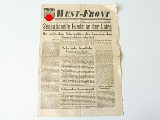 "West-Front" Folge 220 vom 4.Juli 1940. 4 Seiten
