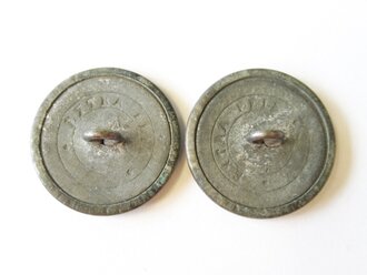 Preussen , Paar Sergeantenknöpfe , Durchmesser 30 mm