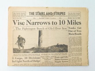 U.S. Monday, Jan. 8, 1945 dated " The stars and stripes"