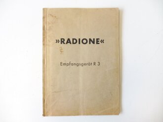 " Radione" Empfangsgerät R3, DIN A4,...