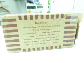 U.S. WWII Breakfast Ration Type K, unopened