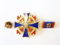 Bundesrepublik Deutschland, Deutsches Feuerwehr Ehrenkreuz in Gold ( ab1974) Im Etui mit Miniatur und Bandspange. NUR FÜR SAMMLERZWECKE