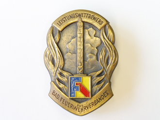 Baden Württemberg, Leistungsabzeichen des Badischen Feuerwehrverbandes in Bronze ( 1960-63 )