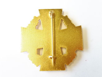 Hessen, Goldenes Brandschutz Ehrenzeichen als Steckkreuz ( seit 1962) . NUR FÜR SAMMLERZWECKE