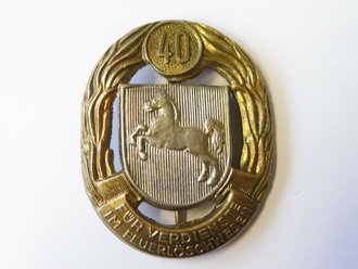 Niedersachsen, Ehrenzeichen für Verdienste im Feuerlöschwesen in Silber/ Gold ( seit 1954)