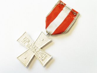 Schleswig Holstein, Brandschutz Ehrenzeichen in Silber ( seit 1967 ),Mit Bandspange, Im Etui. NUR FÜR SAMMLERZWECKE