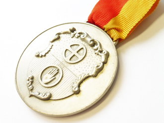 Tragbare Medaille 125 Jahre Freiwillige Feuerwehr Schwäbisch Hall 1972