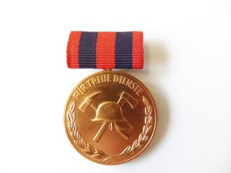 DDR Feuerwehr Medaille für treue Dienste in der freiwilligen Feuerwehr in Bronze