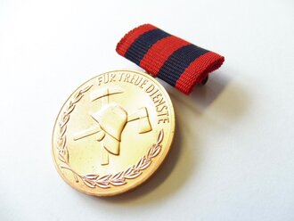 DDR Feuerwehr Medaille für treue Dienste in der freiwilligen Feuerwehr in Bronze