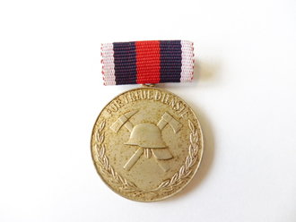 DDR Feuerwehr Medaille für treue Dienste in der freiwilligen Feuerwehr in Silber