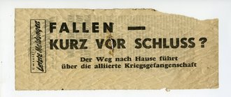 Flugblatt vom 12. Februar 1945