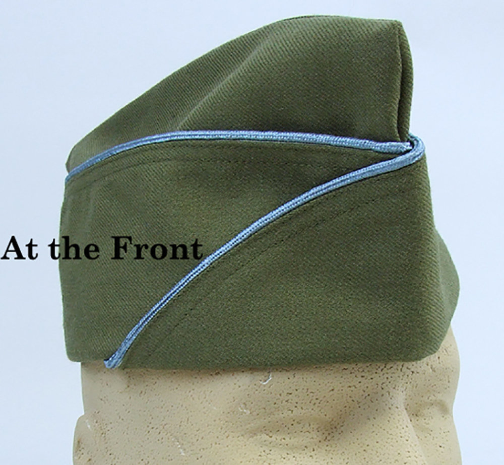 PX Garrisons Cap (Infantry, blue piping) US 7 1/4 EUR 58, At the Fr