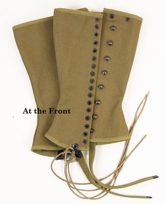 M1938 Leggings (Pair) 2R (13"-14" calf/ 33cm-35cm Wadenumfang ), At the Front