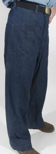 Navy Dungaree Trousers US30/ EUR46