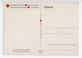 Ansichtskarte SA " Wir marschieren für die Heimat"