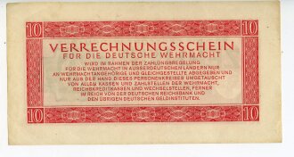 Zehn Reichsmark, Verrechnungsschein für die deutsche Wehrmacht