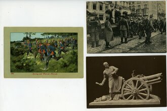 1. Weltkrieg, 3 Ansichtskarten