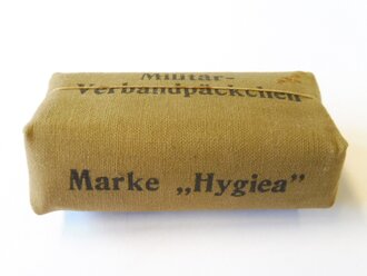 Militär Verbandpäckchen Marke " Hygiea"