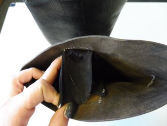 Paar Stiefel für Mannschaften der Kavallerie . Leicht getragenes Paar in gutem Zustand, Sohlenlänge 31cm