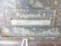 Funksprechgerät f ( Fusprech f. ) datiert 1944. Bordfunkgerät in Panzerspähwagen. Originallack, Funktion nicht geprüft