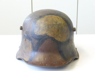 1.Weltkrieg Stahlhelmglocke, Originallack