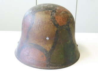 1.Weltkrieg Stahlhelmglocke, Originallack