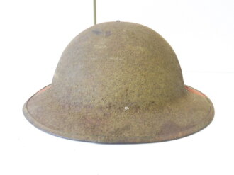 U.S. WWI Steel Helmet, original paint, liner dated 1918