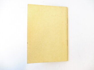 H.Dv. 256 " Reinigungsgerät34" datiert 1936. Kleinformat, 32 Seiten  plus Anlagen