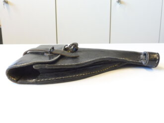 Tasche für die Leuchtpistole der Wehrmacht aus Ersatzmaterial  datiert 1941. Sehr guter Zustand